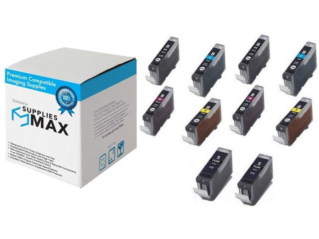4-BK//2-C//M//Y//PC//PM BCI-3ECMP/_2PK SuppliesMAX Compatible Replacement for Canon BJC-3000//6000//6500//S400//S4500 Inkjet Combo Pack