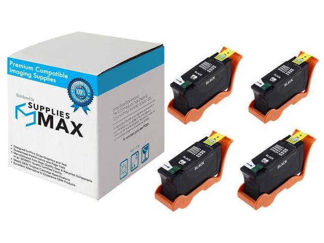 SuppliesMAX Compatible Replacement for Dell P513/P713/V313/V515/V715W Black High Yield Inkjet 4/PK 330-5892_4PK Series 21 