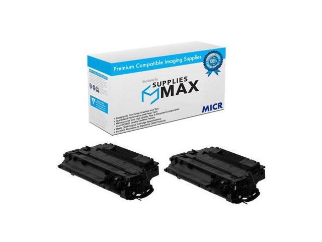 CRG-724/_2PK SuppliesMAX Compatible MICR Replacement for Canon LBP-6700//6750//6780 Black Toner Cartridge 2//PK-6000 Page Yield