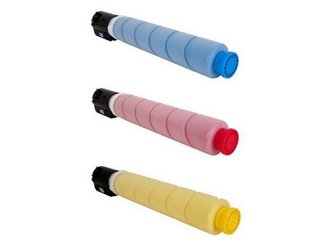 SuppliesMAX Compatible Replacement for Canon IR-Advance C250//C255//C350//C355 Toner Cartridge Combo Pack C//M//Y C-EXV47CMY