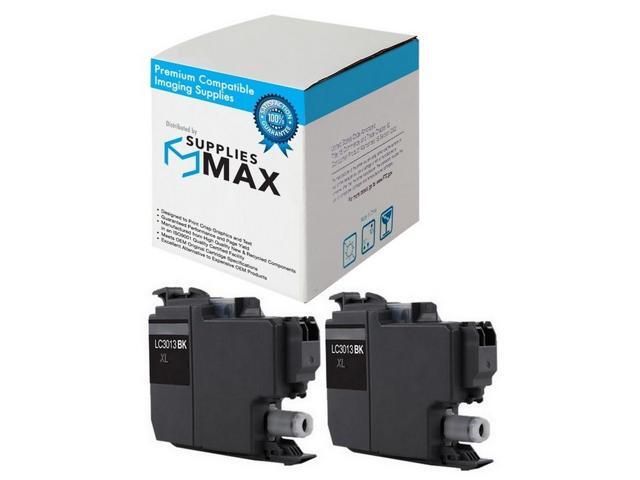 LC-3013XL2PKS 2//PK-400 Page Yield SuppliesMAX Compatible Replacement for Brother DCP-J572//J772//J774//MFC-J491//J497//J690//J890//J895DW Black High Yield Inkjet