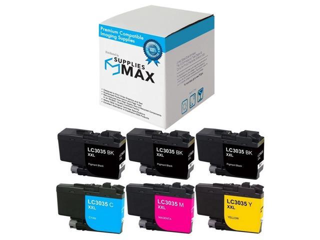 LC-3233-3BK1CMY 3-BK//1-C//M//Y SuppliesMAX Compatible Replacement for Brother DCP-J1100//MFC-J805//J815//J995//J1300DW Super High Yield Inkjet Combo Pack