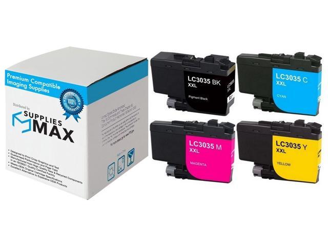 C/M/Y-375 Page Yield SuppliesMAX Compatible Replacement for CIG118195 Inkjet Combo Pack Equivalent to Brother LC-613PKS