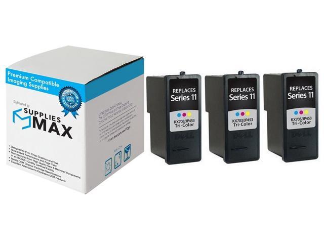 Series 11 SuppliesMAX Compatible Replacement for Dell 948 AIO//V505//V505W Color Inkjet 3//PK CN596/_3PK