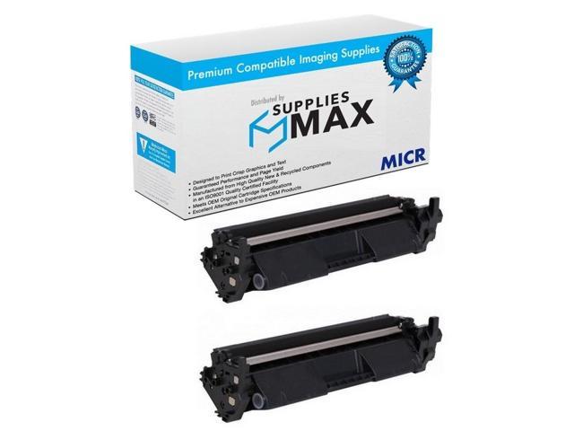 Suppliesmax Compatible Micr Replacement For Hp Laserjet Pro M203dn M203dw M227d M227fdn M227fdw M227sdn Black Toner Cartridge 2 Pk 1600 Page Yield No 30a Cf230a 2pk Newegg Com