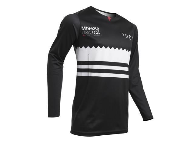 black motocross jersey