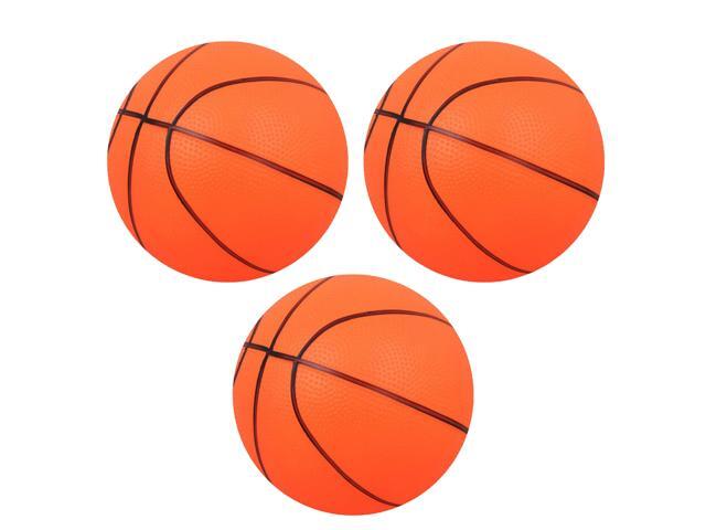 Mini Bouncy Basketball Indoor Outdoor Sport Ball Game Toy Competition Orange