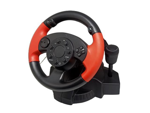 ventilation Mm Obsession Racing Driving Game Steering Wheel Brake Pedal Kit USB Vibration for PS3  PS2 - Newegg.com