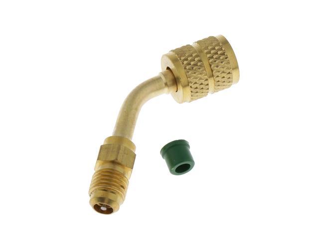 1//4/" Male SAE x 5//16/" Female SAE Swivel Adapter for R410a Mini Split **