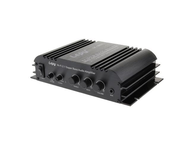 DC 12V 2*25W Class-D Mini Hi-Fi Digital Stereo Audio Headphone Car Amplifier