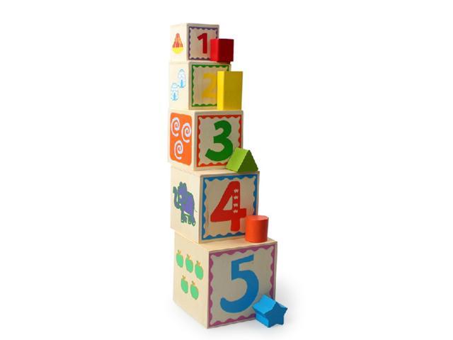 wooden stacking boxes toy