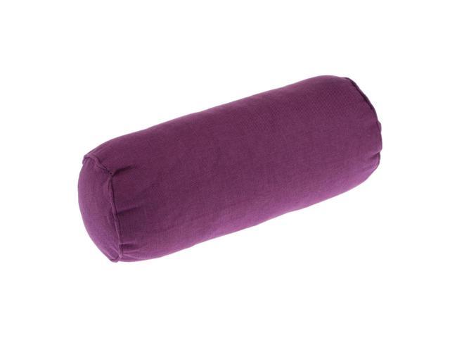 purple bolster cushion