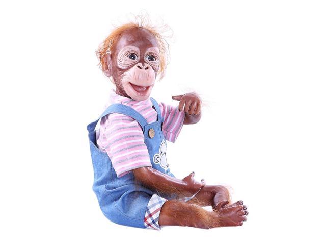 silicone baby monkey doll