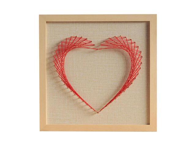 Crafts Pin String Art Kits Geometric Heart Pattern Home Decor With