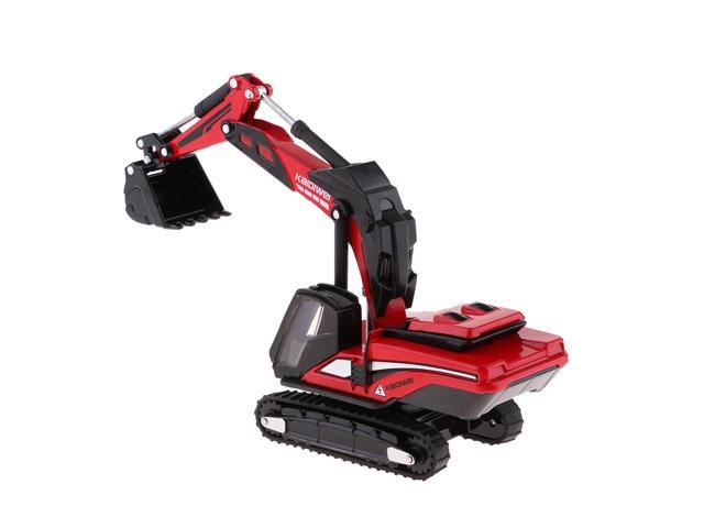 red excavator toy