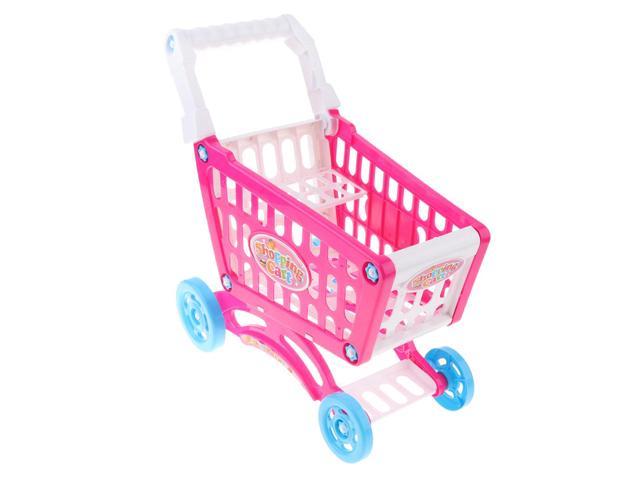 toy shopping trolley with food