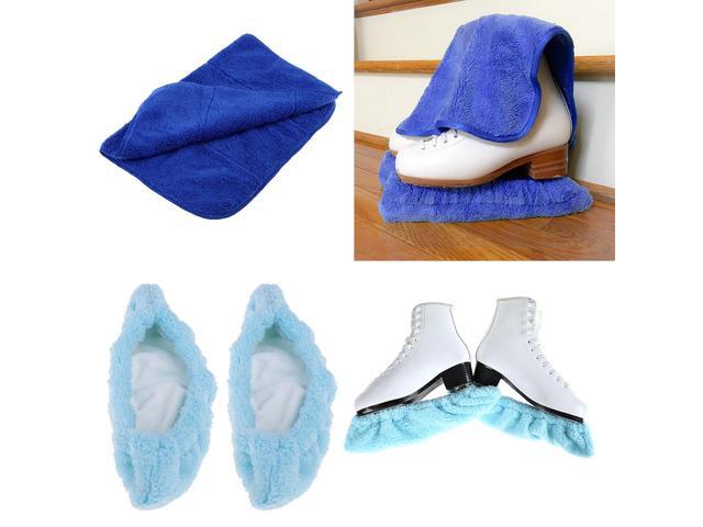 1 Pair Stretch Ice Hockey Figure Skating Skate Blade Covers Soakers Guards Sack