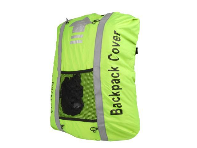 fluorescent green backpack