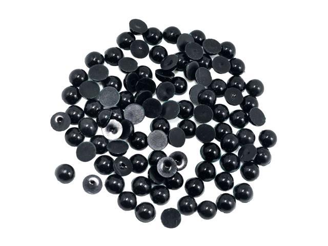 half pearl beads flat back