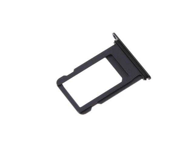 Nano Sim Card Holder Tray Slot Replacement Part For Iphone 7 Black