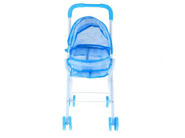 blue toy pushchair