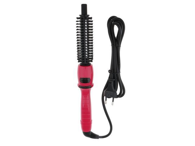 Electric Hair Styling Curling Straightening Comb LCD Curler Wand Brush 18mm - Newegg.com