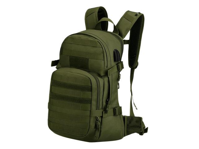 army green rucksack