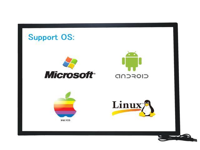 Deyowo 40 Inch 6 Points Interactive Infrared IR Touch Screen Overlay ...