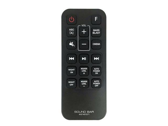 lg soundbar universal remote