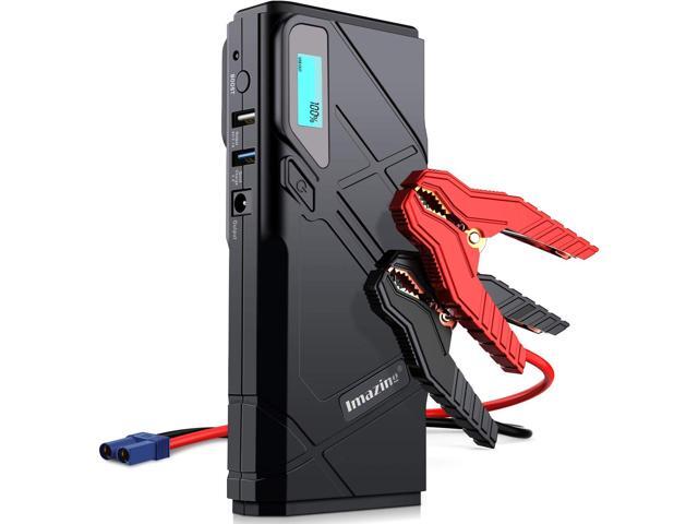 Car Jump Starter Auto Battery Charger,8000mAH Portable 12V Car Jump Starter Engine Battery Charger Power Bank for Gasoline Engine 3.0L Black