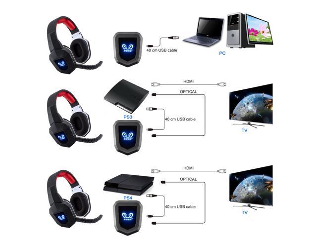 usb optical headset ps4