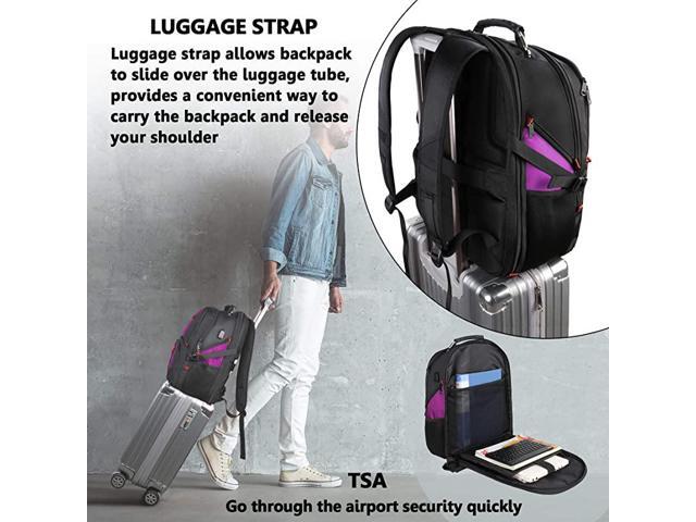 backpack slide on luggage