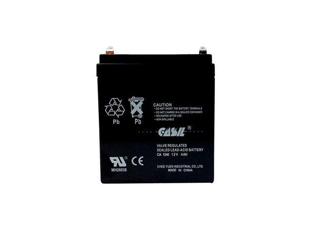 CASIL CA-1240 12V 4AH Security Alarm Battery Replaces 4Ah ADI Ademco 467 