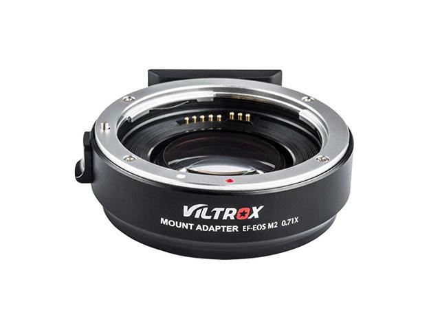 Viltrox EF-EOS M2 Auto Focus Lens Adapter 0.71x for Canon EF Lens to EOS-M50 M10 