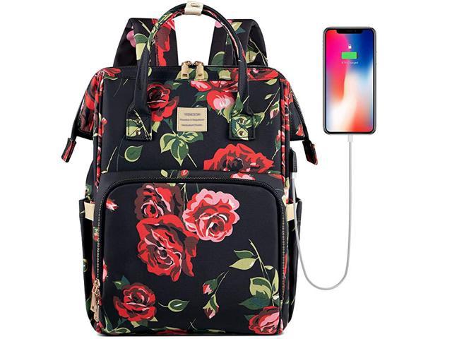 Basic Travel Daypack Water Resistant Casual Backpack Backpack for Women Girls Black 