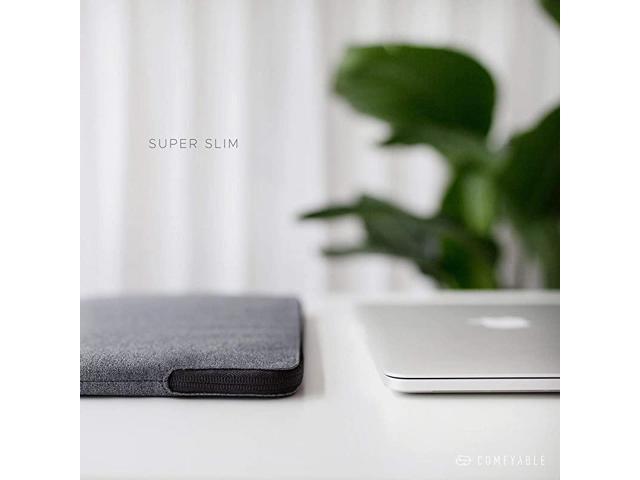 Comfyable Slim Laptop Sleeve for 13.3 MacBook Air 2020 & 13-Inch MacBook Pro 2016-2019 Waterproof Computer Sleeve with Accessory Pocket 