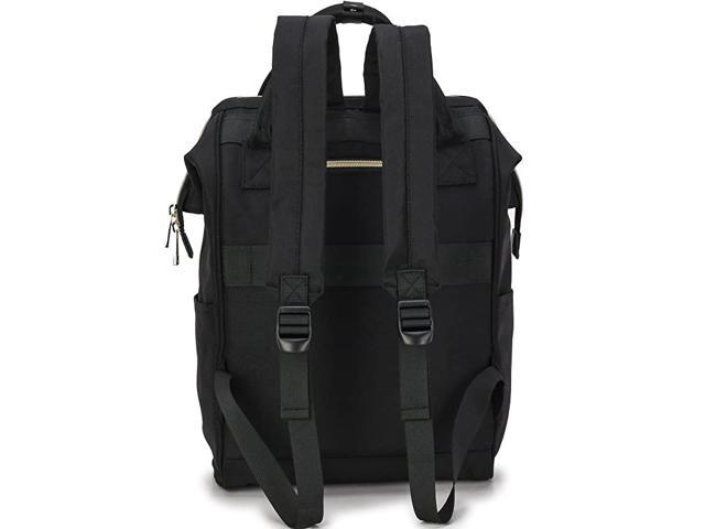 with Wide Doctor Style Top Opening Dancing-Astronaut Canvas School Backpack Travel Daypack for Men Women and 13 Inch Laptop Computer 