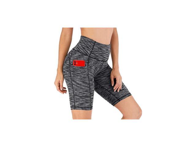 high waisted compression running shorts