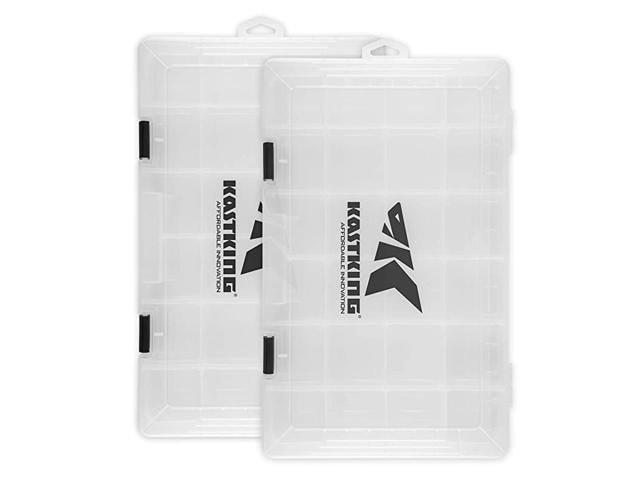 Details about  /  Tackle Boxes Plastic Box Plastic Two 3700 Tray Size: 14/"x8.25/"x1.75/"