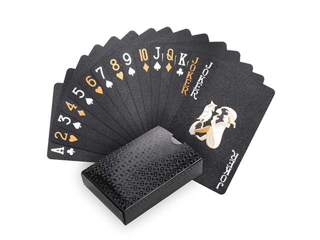 Plastic Playing Cards Deck of Cards Black Diamond 2 Deck Gift Poker Cards Acelion Waterproof Playing Cards 