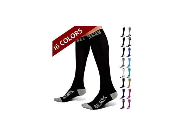 Edema Medical Varicose Veins Best Stockings for Running Compression Socks Women Knee high or Men Shin Splints Athletic Travel 1 Pair Pregnancy Diabetic
