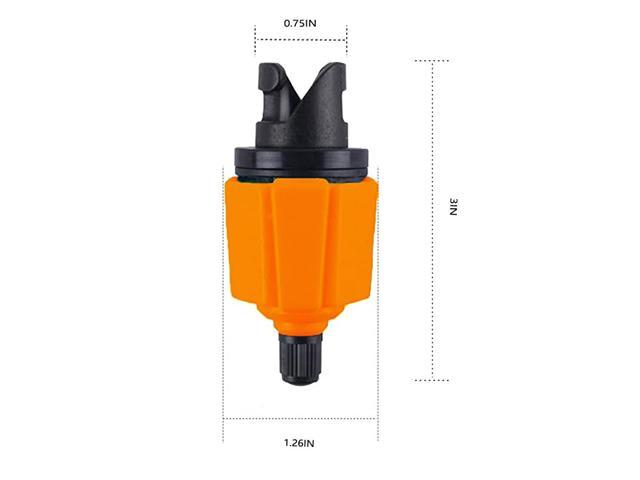 Inflatable Boat Pump Valve Adapter Sup Board Air Compressor Adaptor Parts Useful 