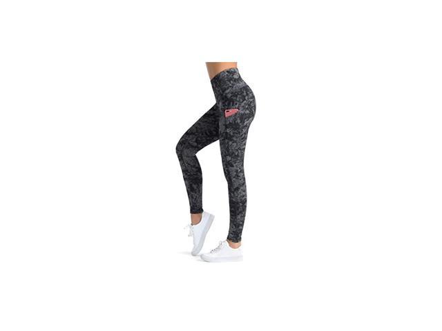 Fit High Waist Yoga Leggings with 3 PocketsTummy Control Workout ...