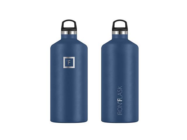 Iron Flask Sports Water Bottle, 3 Lids (Straw Lid), Thermo Mug Bubble Gum  24 Oz
