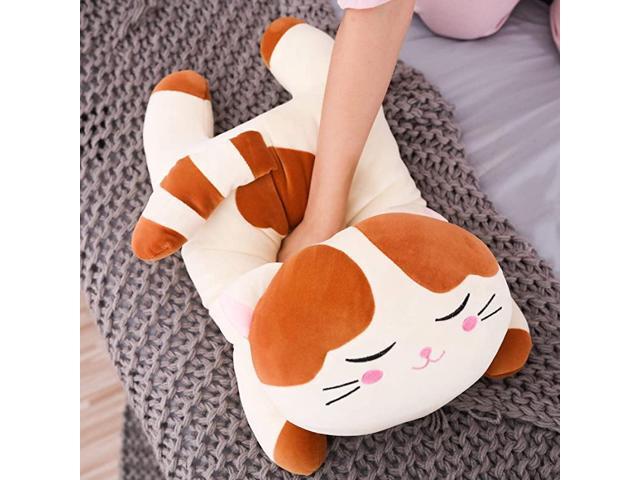 petstages purr pillow kitty soothing plush cat toy