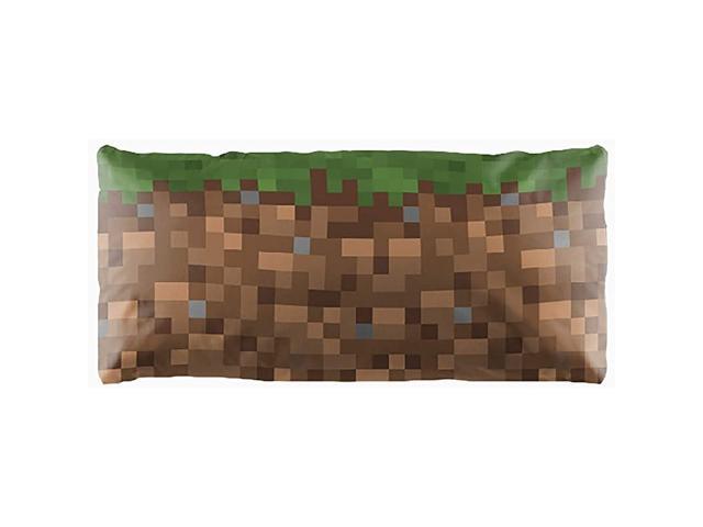 Minecraft Decorative Body Pillow Cover Kids Super Soft 1Pack Bed Pillow Cover Measures 20 Inches x 54 Inches Official Minecraft Product