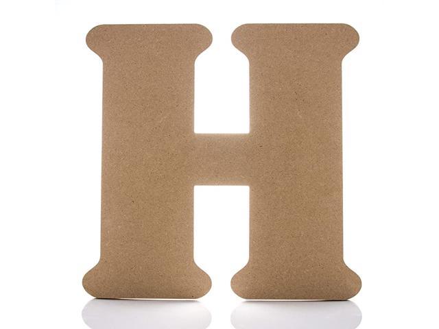 Wooden Letter H Large Wall Decor Letters Newegg Com - Wood Letter Wall Art