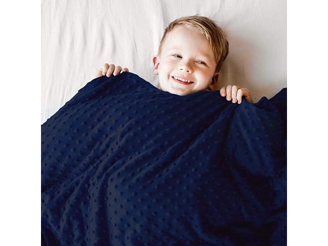 Weighted Blanket Plus Removable Cover 5lb Single Size Bed for Kids