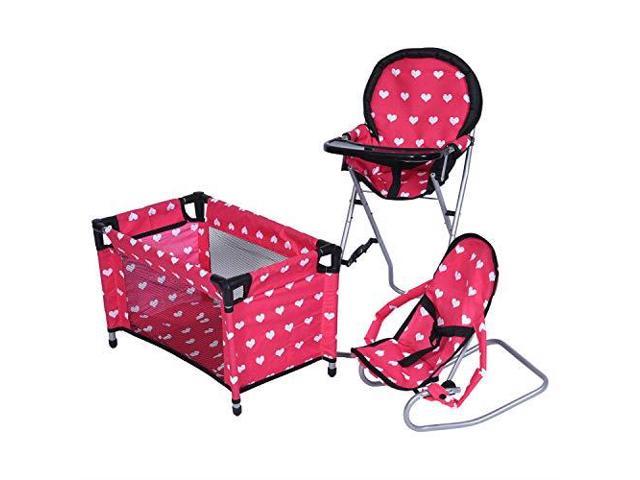 dolls high chair set