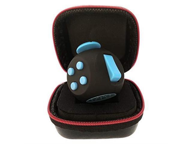 PILPOC theFube Fidget Cube Premium Quality Fidget Cube Ball with Exclusive Protective Case Black /& Pink Stress Relief Toy